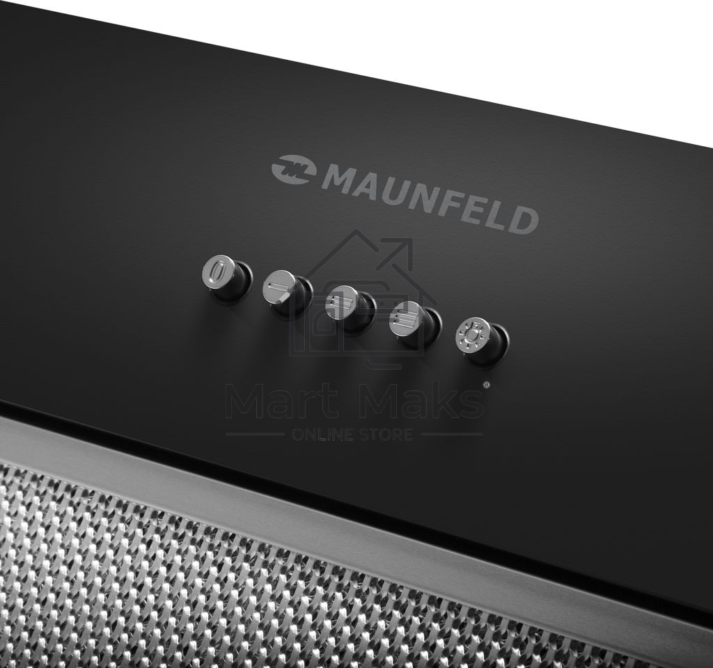 Вытяжка встраиваемая Maunfeld THAMES 601PM черный, 60 см, 850 куб. м/ч, 44 дБ