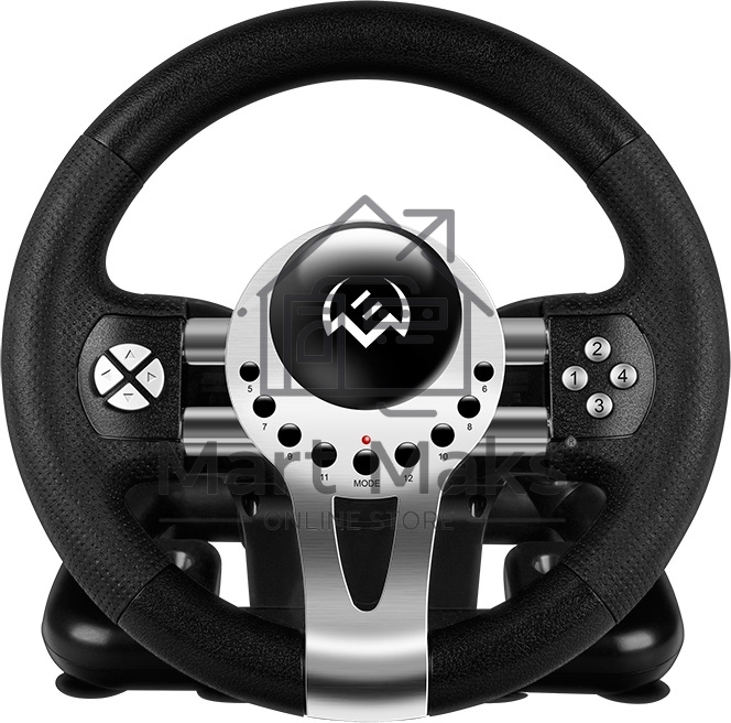 Руль SVEN GC-W700 (педали, вибро, скоба, лепестки, АКПП, D-pad, 12 кл, резин. вставки, PC/Xinput)