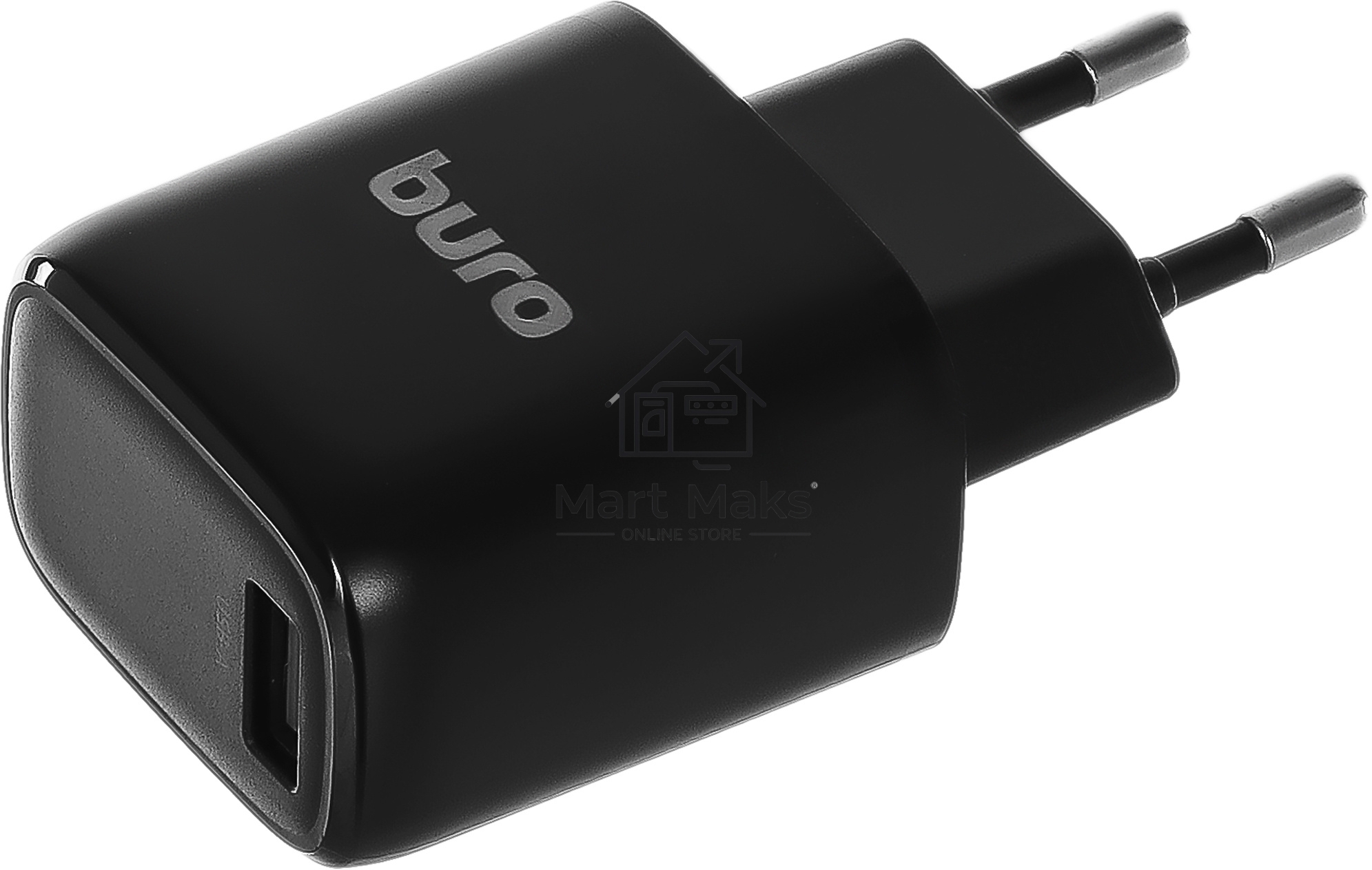Сетевое зарядное устройство Buro BUWG1 3A QC черный