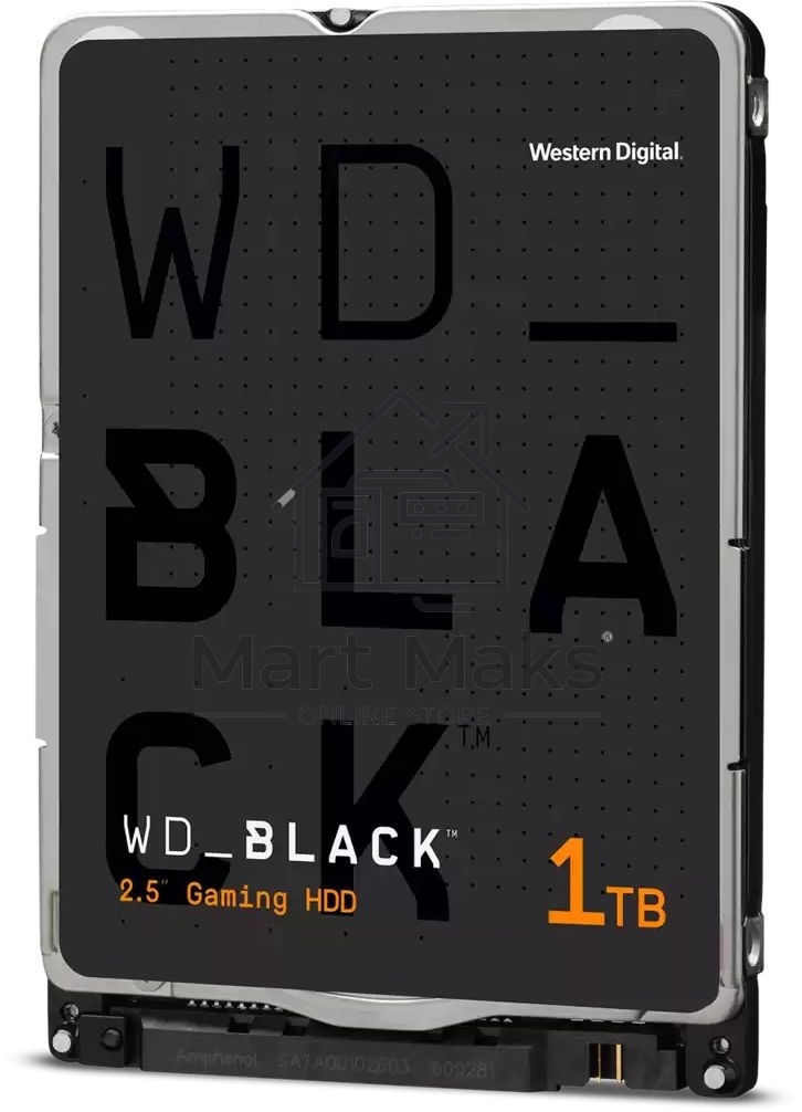 Жесткий диск WD 1Tb 7200rpm SATA-III WD10SPSX Black 64Mb 2.5