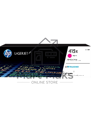 Картридж лазерный HP 415X W2033X пурпурный для HP LJ M454/MFP M479 (6000стр.)