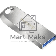 Флешка USB SanDisk CZ74 Ultra Luxe (SDCZ74-256G-G46), 256Gb, USB 3.2 Gen 1, R/W 400/150, серебристый