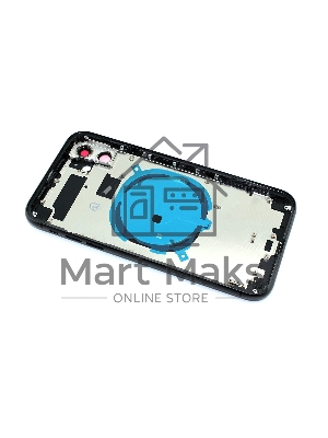 Задняя крышка (корпус) в сборе с рамкой для Apple iPhone 11 черный