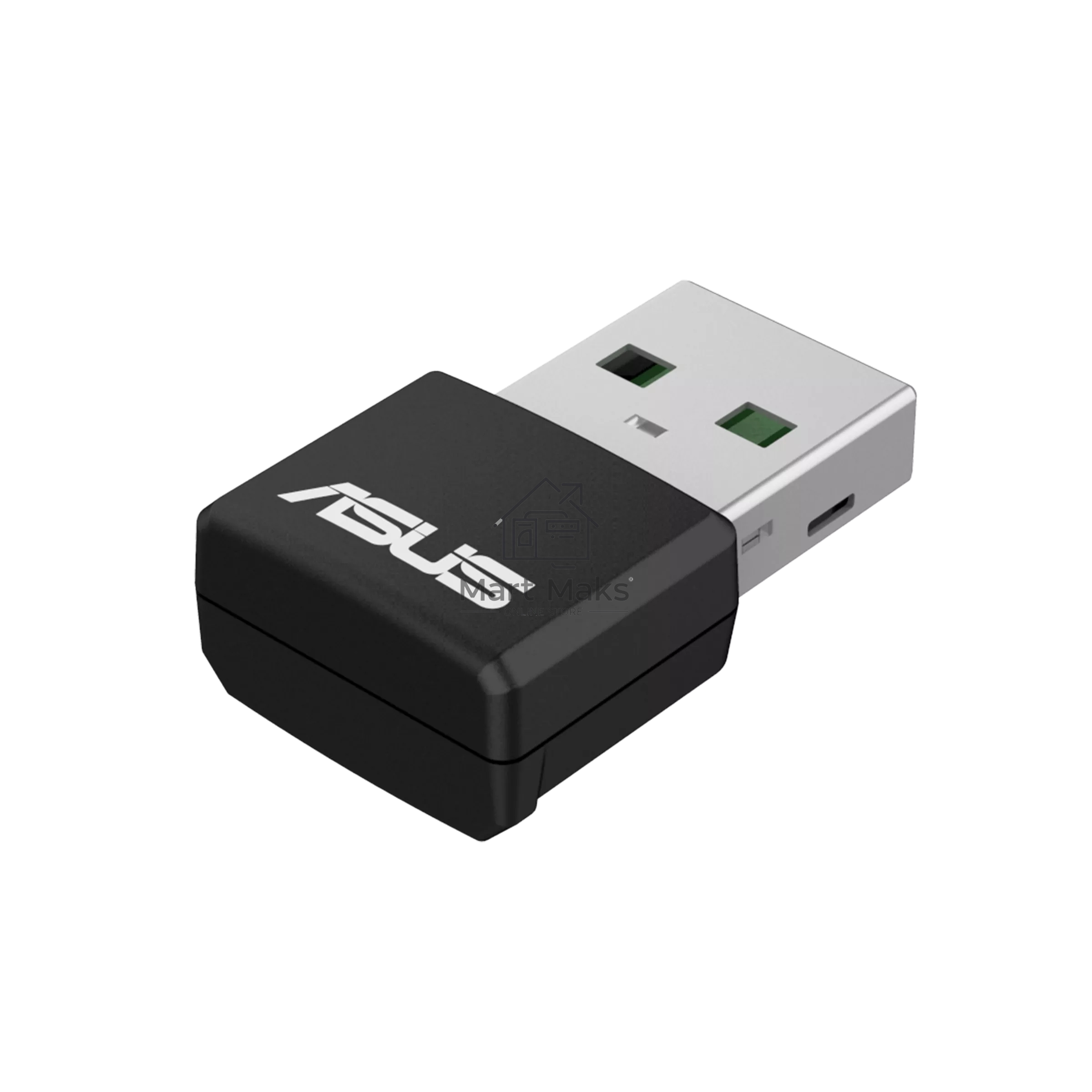 Роутер ASUS USB-AX55 NANO 90IG06X0-MO0B00 WI-FI 802.11ax/ac/a/g/n, 400 + 867 Mbps USB 3.0 Adapter + 2 антенны