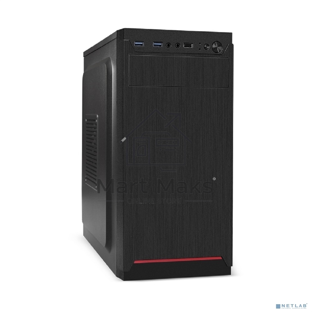Компьютерный корпус Minitower ExeGate BAA-114U2-AAA450 (mATX, БП AAA450 с вент. 8см, 1*USB+2*USB3.0, аудио, черный)