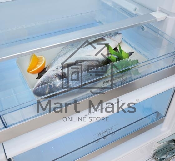 Встраиваемый холодильник Gorenje NRKI4182A1 белый двухкамерный 180/68л морозилка снизу, No Frost