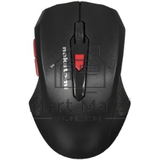 Мышь беспроводная Nakatomi MRON-07U черный, 1600 dpi, радиоканал, USB, кнопки - 5