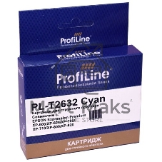 Картридж струйный ProfiLine PL-T2632 для принтеров Epson Expression Premium XP-600/XP-605/XP-700/XP-710/XP-800/XP-820 с чернилами Cyan