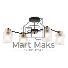 Светильник Ambrella light TR303324/4 BK/GD черный/золото E27/4 max 60W 650*290*270