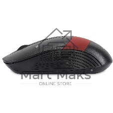 Мышь беспроводная Oklick 310MW черный/красный, 3200 dpi, радиоканал, USB, кнопки - 4