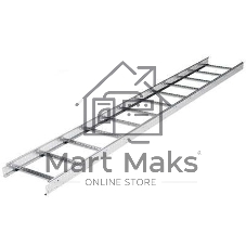 Лоток лестничный 300х80 L3000 сталь 1.2мм ДКС LL8030
