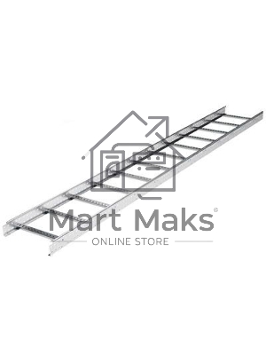 Лоток лестничный 300х80 L3000 сталь 1.2мм ДКС LL8030