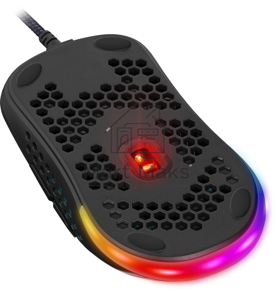 Мышь проводная Defender Shepard GM-620L черный, 12800 dpi, USB, кнопки - 7