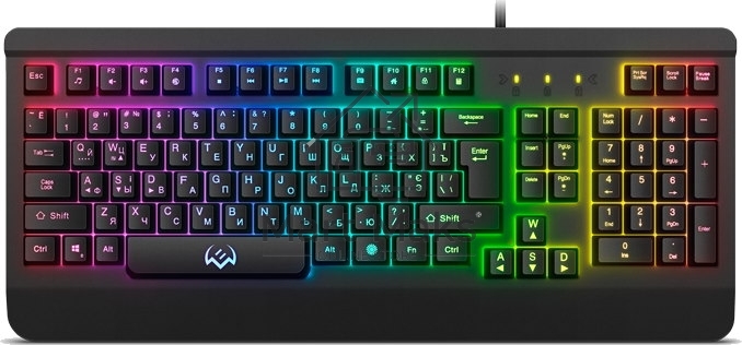 Игровая клавиатура SVEN KB-G9450 (104кл., мет. корпус, 12 Fn функций, подсветка)