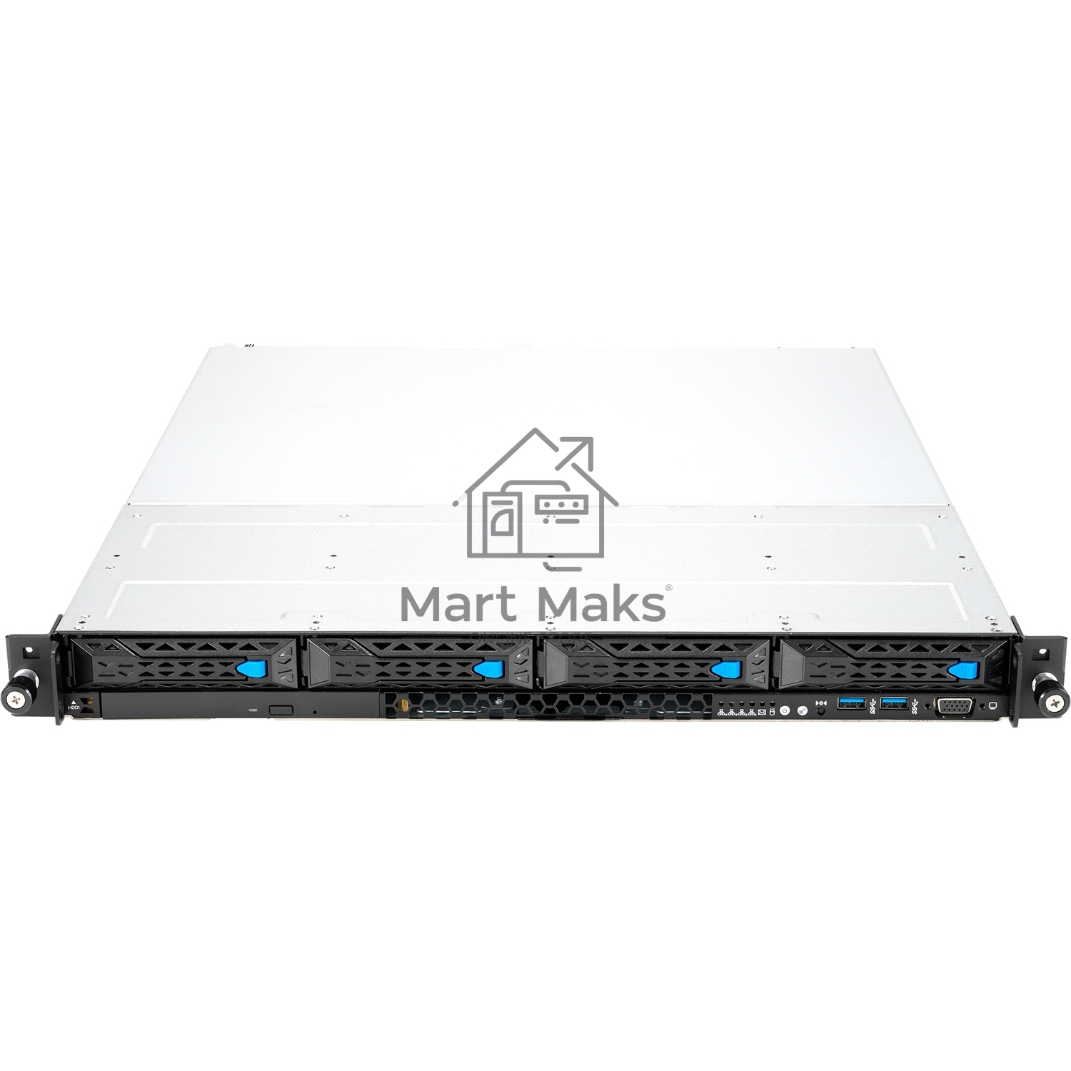 Платформа Asus RS300-E11-RS4 1U, LGA1200, 4xDDR4, 4x3.5 (1xSFF8643, 2xOcuLink on the backplane,), DVDRW, 2x1GbE, 1xM.2 SATA/PCIE 2280, optional ASMB10-iKVM, HDMI (from CPU), 2x450W