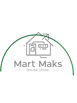 Дуга пластиковая для парника 90 х 126 см, d20 мм, зеленая Palisad