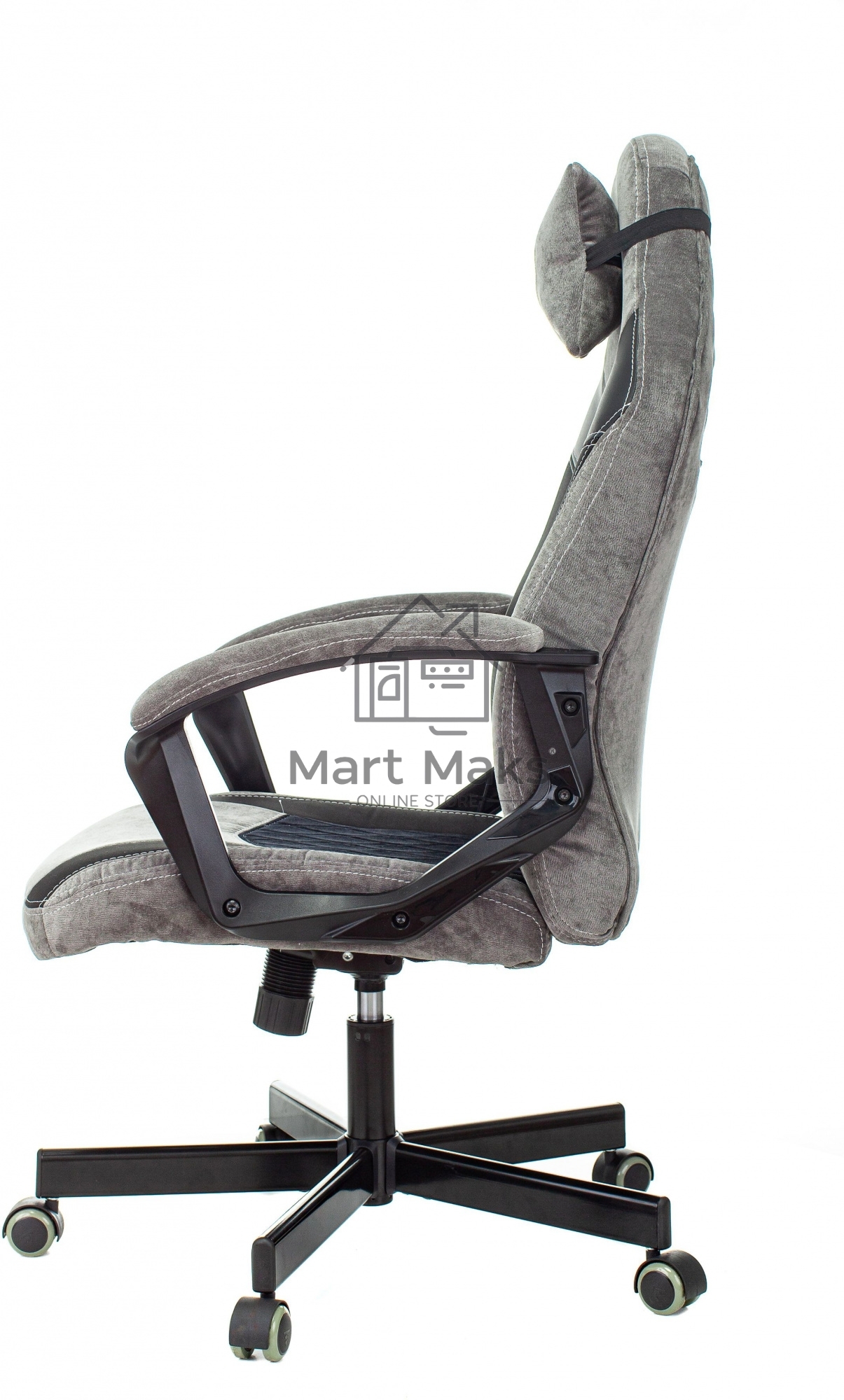Кресло игровое Бюрократ VIKING 6 KNIGHT B FABRIC черный крестовина металл/пластик