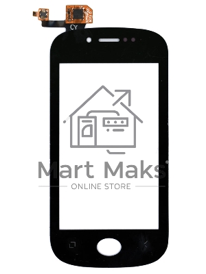 Сенсорное стекло (тачскрин) для Fly IQ448 Chic, черное
