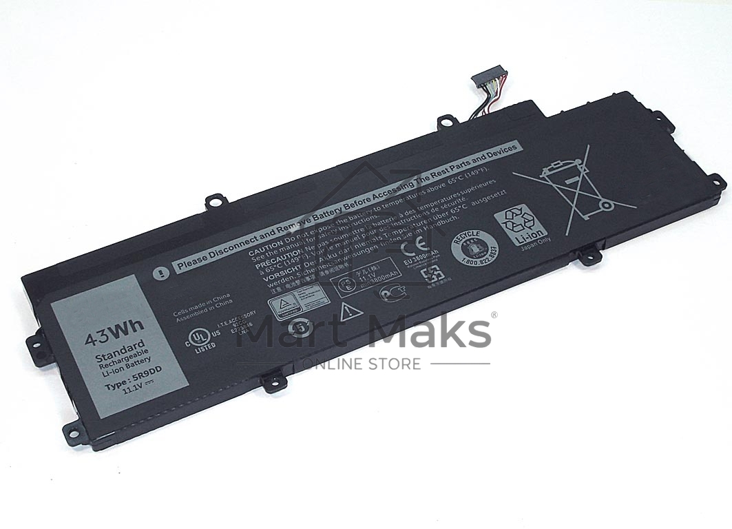 Аккумуляторная батарея для ноутбука Dell Chromebook 11 312011.1V 43Wh