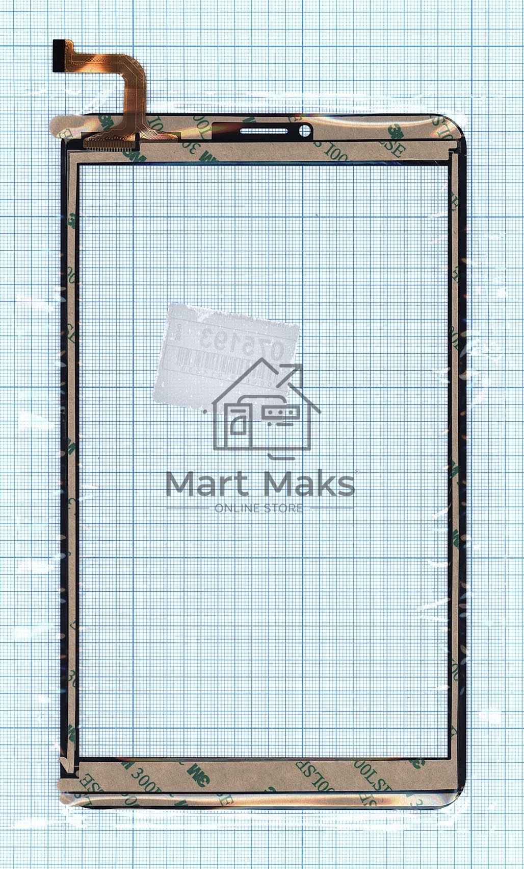 Сенсорное стекло (тачскрин) для BQ-8041L Art, черное