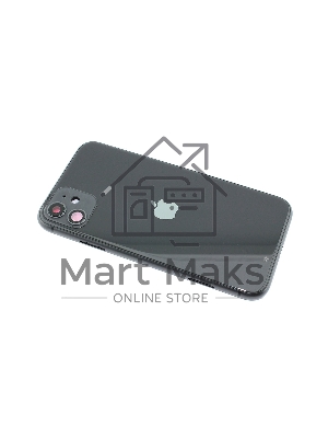 Задняя крышка (корпус) в сборе с рамкой для Apple iPhone 11 черный