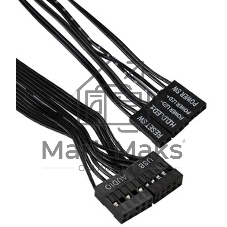 Компьютерный корпус Minitower ExeGate BAA-113-AAA350 (mATX, БП AAA350 с вент. 8см, 2*USB, аудио, черный)