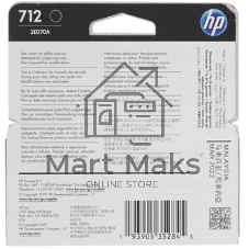Картридж струйный HP 712 3ED70A черный (38мл) для HP DJ Т230/630