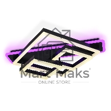 Светильник Ambrella light FA8533 BK черный 132W 3000K-6400K+RGB 630*570*160 (ПДУ РАДИО 2.4G)