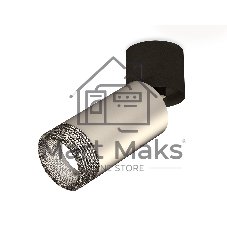 Светильник Ambrella Light XM6324041 SSL/BK/BK серебро песок/черный/тонированный (A2221, C6324, N6151)