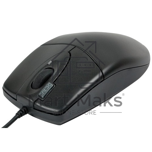 Мышь проводная A4Tech OP-620D черный, 1000 dpi, USB, кнопки - 4