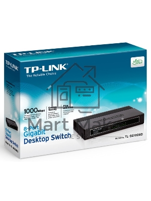 Коммутатор TP-Link SMB TL-SG1008D 8-port Gigabit Switch, plastic case