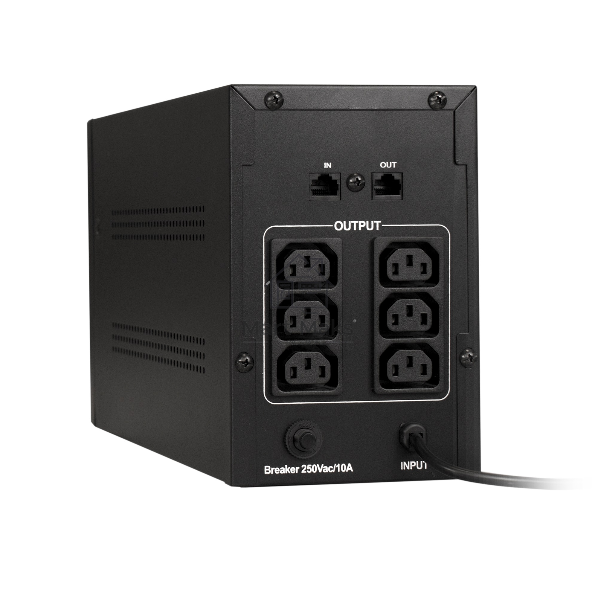 Источник бесперебойного питания ExeGate EP285481RUS SpecialPro UNB-1000.LED.AVR.C13.RJ <1000VA/650W, LED, AVR, 6*IEС-C13, RJ45/11, Black>