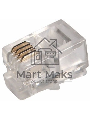 Телефонный разъем Rexant RJ-9(4P4C)