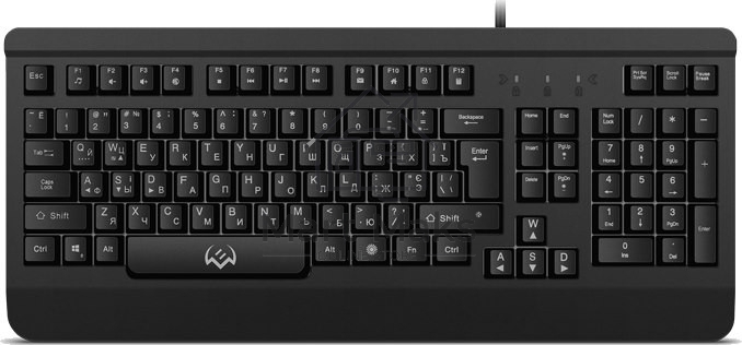Игровая клавиатура SVEN KB-G9450 (104кл., мет. корпус, 12 Fn функций, подсветка)