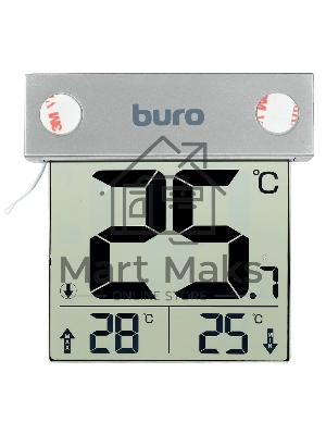 Термометр Buro P-6041 серебристый