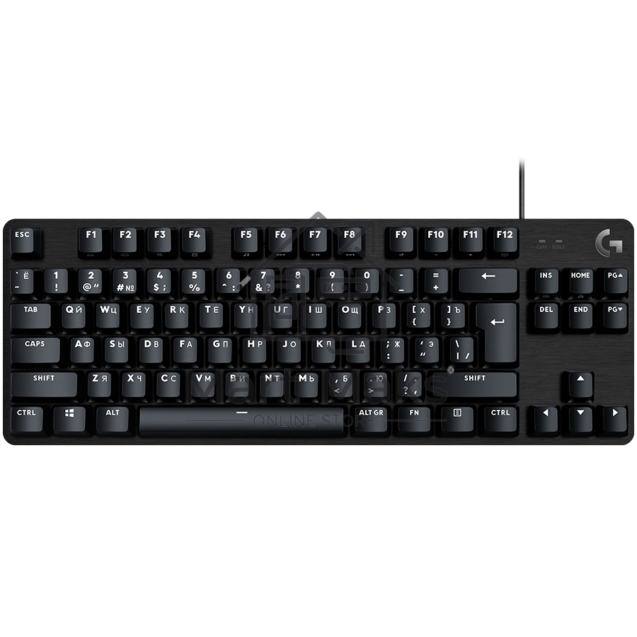 Клавиатура проводная Logitech Gaming Keyboard G413 TKL SE Mechanical - RUS - USB - TACTILE SWITCH черный