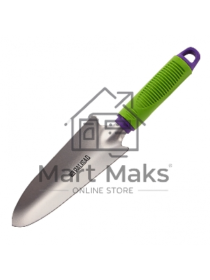 Совок посадочный узкий Palisad 62х315 мм, стальной, пластиковая рукоятка