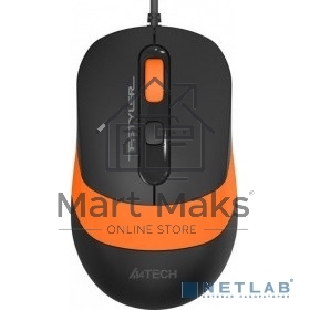 Клавиатура + мышь A4Tech Fstyler F1010 клав:черный/оранжевый мышь:черный/оранжевый USB Multimedia