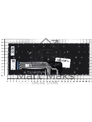 Клавиатура для ноутбука Lenovo Yoga Slim 7 Carbon 13ITL5, белая