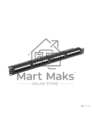 Панель коммутационная с кабельным органайзером 19