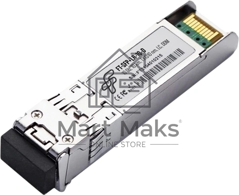 Трансивер FT-SFP+LR-10-D 10G, SFP+, LC SMF 10km, 1310nm laser, Fibertrade (аналог AFCT-739DMZ)