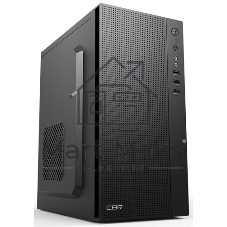 Компьютерный корпус mATX Minitower CBR MX12, без БП, 1*USB 3.0, 2*USB 2.0, HD Audio+Mic, черный PCC-MATX-MX12-WPSU