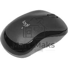 Мышь беспроводная Logitech M220 SILENT черный/серый, 1000 dpi, радиоканал, USB, кнопки - 3