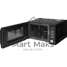 Микроволновая печь Haier HMB-DG208BA черный, 20 л, 800 Вт, переключатели - кнопки, поворотный механизм