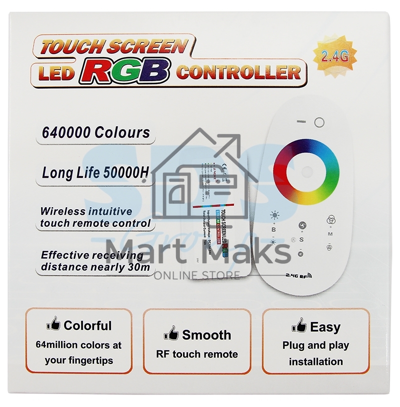 Контроллер LED RGB 2.4G (сенсорное управление) LAMPER