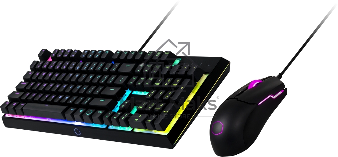 Комплект: Игровая клавиатура+мышь Cooler Master Keyboard Combo/MS110/RU layout/Revised