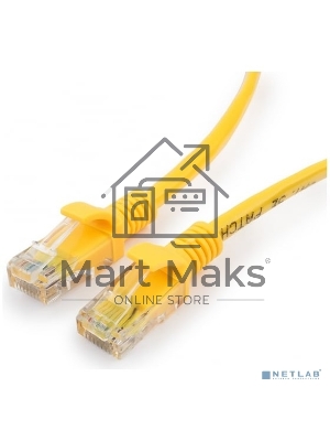 Патч-корд UTP Cablexpert PP12-30M/Y кат.5e, 30м, литой, многожильный (желтый)