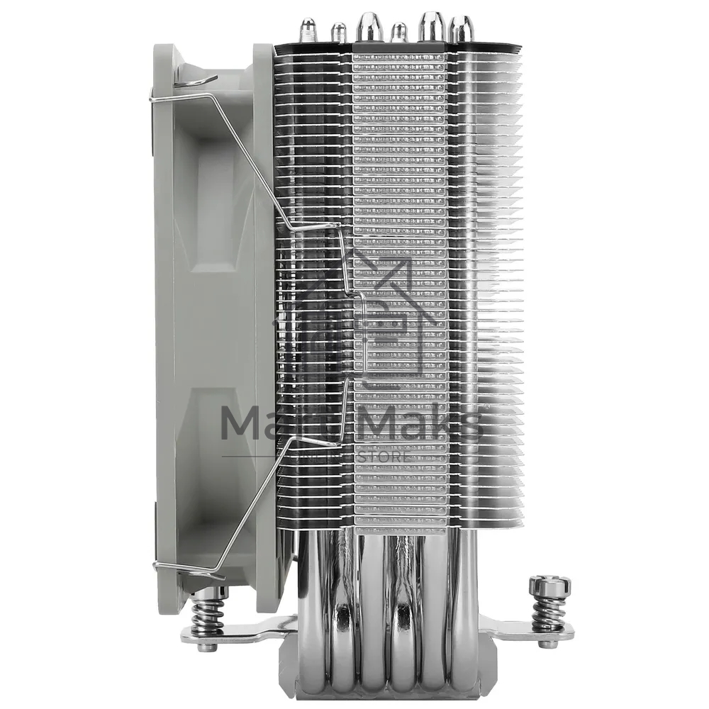 Кулер для процессора Thermalright Burst Assasin 120 (4-pin PWM, 154mm, Ni/CU, 6x6mm, 1x120mm, 66.17CFM, 25.6dBA, 1550RPM, S: 1700, 1200, 115X, AM5, AM4)