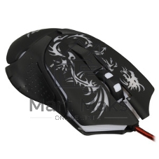 Мышь проводная Nakatomi MOG-25U черный, 2400 dpi, USB, кнопки - 6