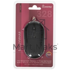 Мышь проводная SMARTBUY (SBM328K) 328 черный